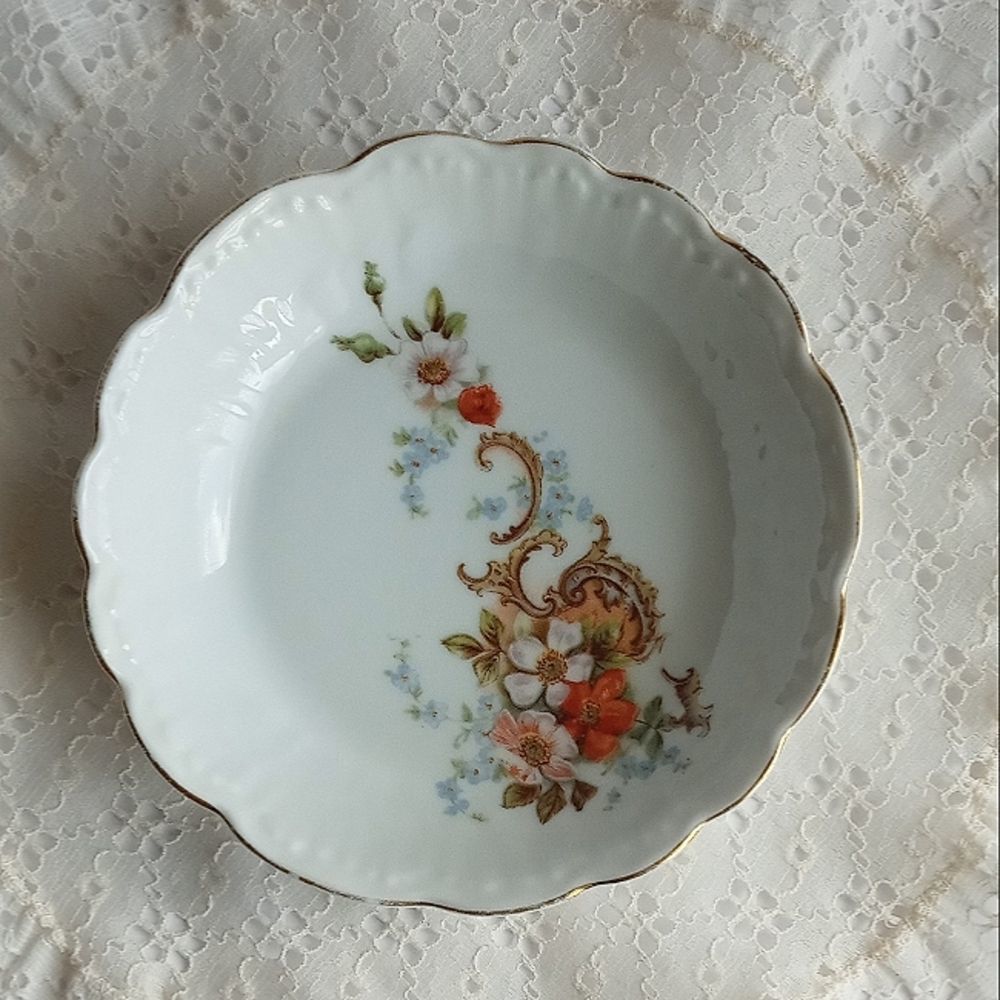 Vintage Hand Painted Signed Candy/Trinket Dish